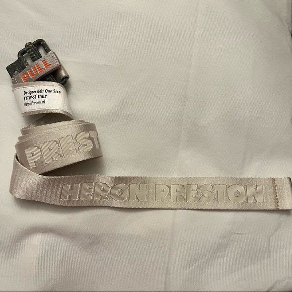 Heron Preston Tape Logo Belt